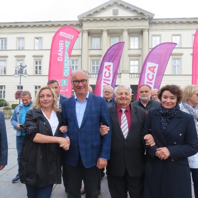 Konferencja prasowa z udziałem Włodzimierza Czarzastego i Anny Marii Żuchowskiej